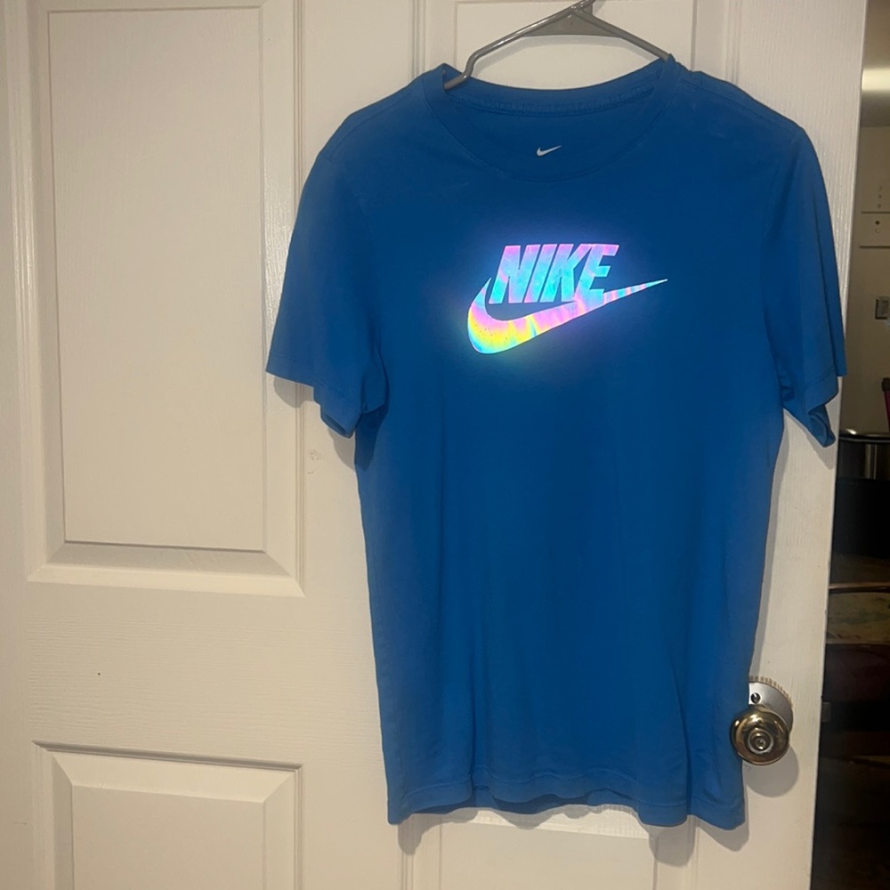 Nike Men’s Reflective T Shirt Blue